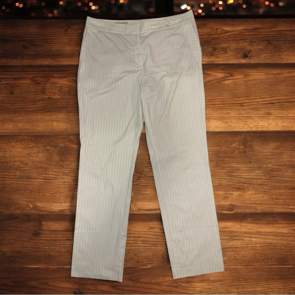 Faconnable Woman’s‎ Striped Khaki Pants Size 12